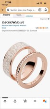 Emporio armani ring rosé - armani,