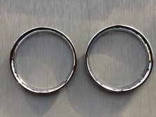 12 Zoll Chromzierringe,Radzierringe ,Satz 4 Stück,Original aus den 60‘ern , NOS