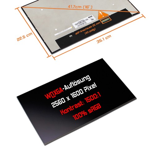 Led display matt passend - 16",