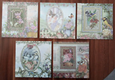 5 Wunderschöne Karten +++ BLUMEN ++ LANDSCHAFTEN + Glimmer + Karin Jittenmeier 5