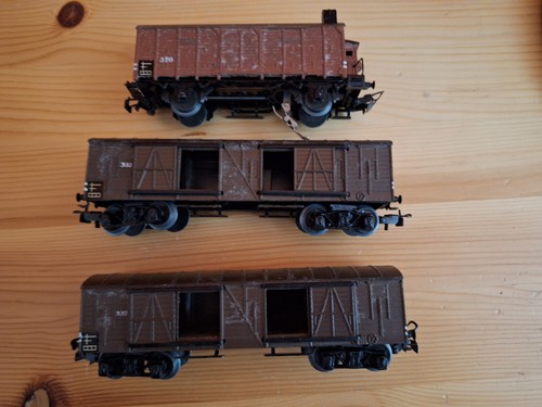 Märklin 2x332 gedeckter - ,