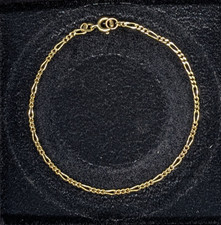 Armband; Gold 333; 19cm