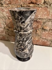 Marmorvase 35cm Schwer Marmor Blumenvase Stein Kunst Heim Dekor