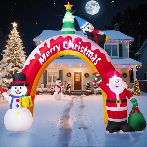 Aufblasbarer weihnachtsbogen - aufblasbarer,