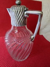 Karaffe mit Silbermontur 800