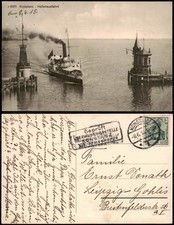 Konstanz Hafen Schiff  Stempel