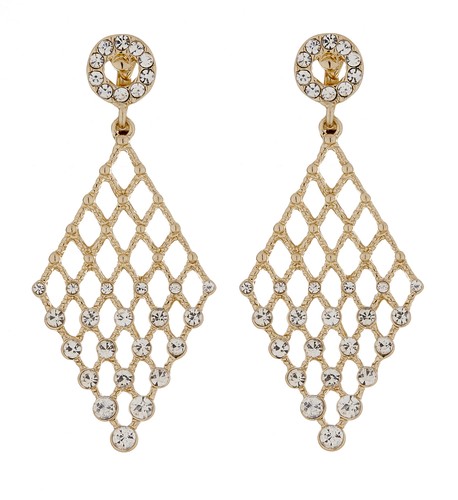 Clip chandelier ohrringe - on,