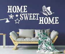 Wandtattoo Home sweet Home Wanddeko Wandsticker Flur Willkommen Welcome