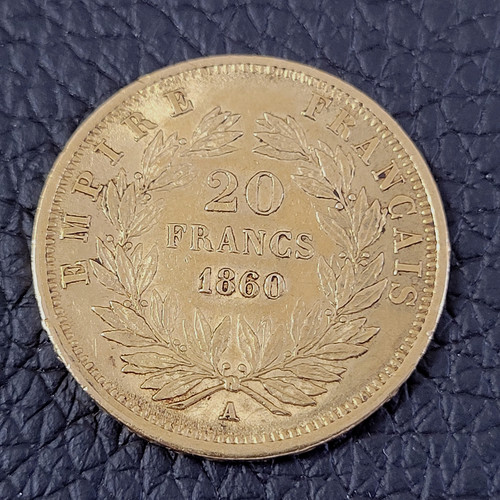 Goldmünze franc frankreich - franc,