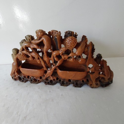 Skulptur china speckstein deko - skulptur,