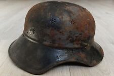 Deutscher Gladiator Stahlhelm - seltener einteilige Ausführung 1944 *restauriert