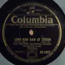 SCHELLACK The Western Brothers Lord Haw Haw Of Zeesen / Bad Show Chaps