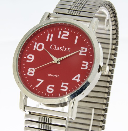 Herrenuhr classix rot zugband - classix,