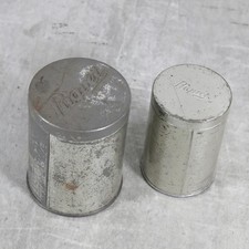 2 x Blechdose RIQUET Schokolade Tee Kakao Vintage Retro Sammler Dose