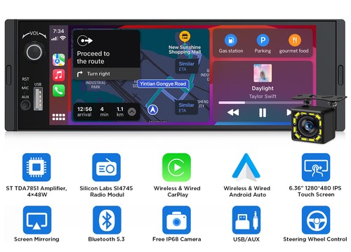 Eonon x3u 1din carplay android - eonon,