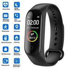 Smartwatch Damen Herren Fitnessuhr Pulsuhr Schrittzähler für Android iOS