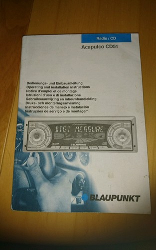 Blaupunkt bedienungsanleitung - blaupunkt,