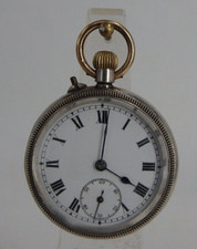 Viktorianische Damentaschenuhr mit kleiner Sekunde Sterling Silber 1890 (107149)