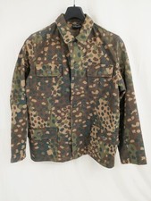 Pea Dot M44 Erbsentarn Feldbluse Tarnjacke Viertaschenrock prewashed : 48