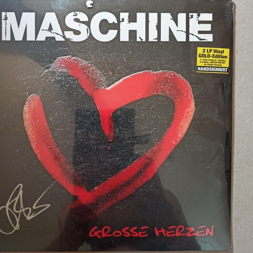 Maschine grosse herzen gold - -,