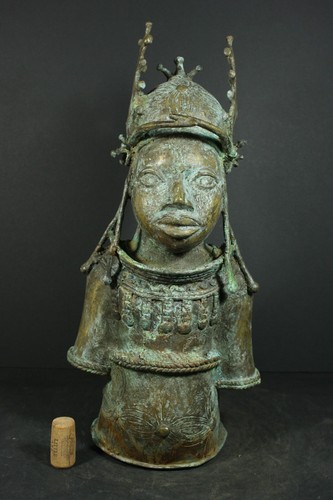 Afrikanische benin bronze oba - benin,