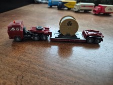 Wiking 503 Magirus Tieflader-Sattelzug mit Kabelrolle VDK