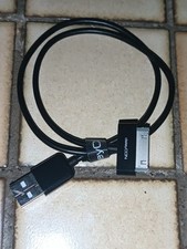 Apple iPhone 2G 3G 3GS 4 4S iPod Classic mini nano iPad 1 USB Dock Kabel schwarz