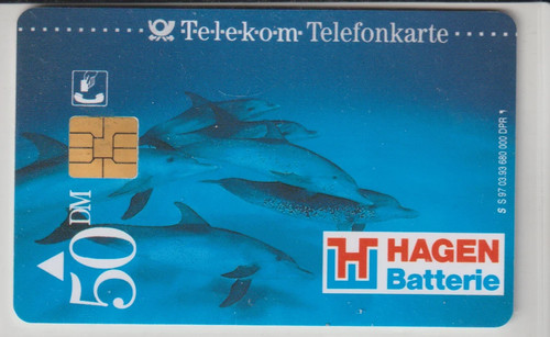 Telefonkarte michel - s, 97/93