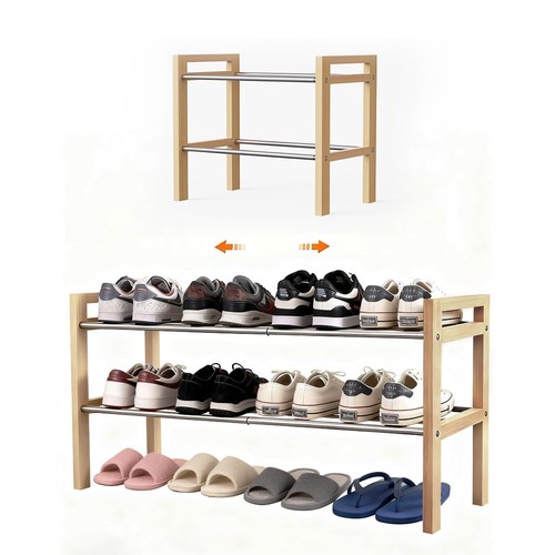 Schuhregal holz eiche - schuhregal,
