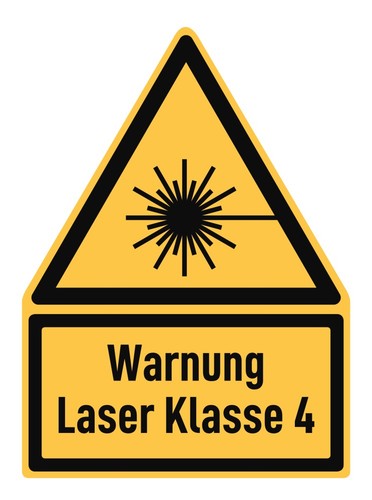 Warnung laser klasse - klasse,