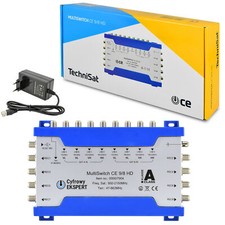 TechniSat Multischalter 9/8 Digital SAT Multiswitch CE 4K HDTV HD ► 8 Teilnehmer