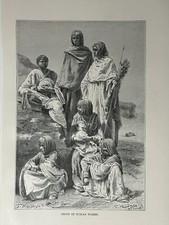 1885 Gruppe nubischer Frauen