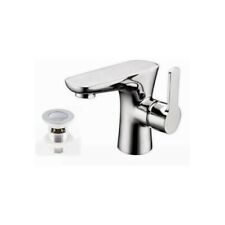 Badezimmer Spüle Wasserhahn Waschbecken Messingmischer Einzelhebel + Abfall Click Clack 