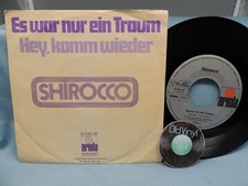 7" Single SHIROCCO Es War Nur