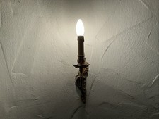 Wandleuchte, Wandlampe, Antik, Stil Louis XV, Bronze, 1-flammig