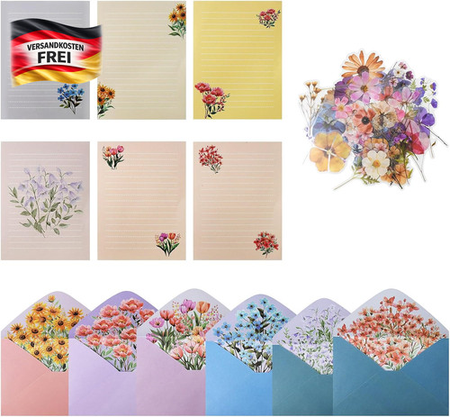 Briefpapier set mit - briefpapier,