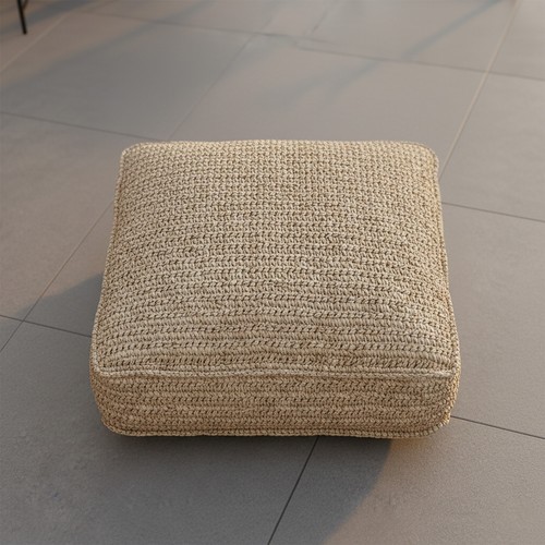 Sitz pouf aus naturfaser cm - naturfaser,