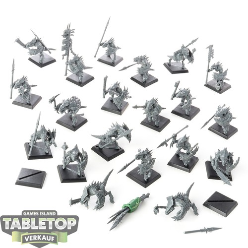 Lizardmen 20x saurus warrior - lizardmen,