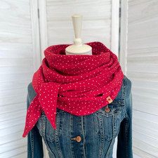 XL Musselin Schal Dreieckstuch