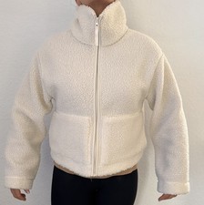 H&M Teddy Fell Jacke creme