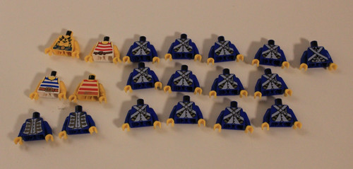 Lego 21x minifigur - 21x, torso