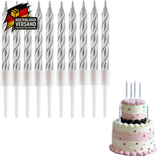 Spiral kuchenkerzen set - 50,