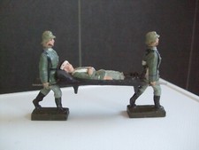 Lineol Soldaten Sanitäter Krankenliege tragend, passt zu Elastolin