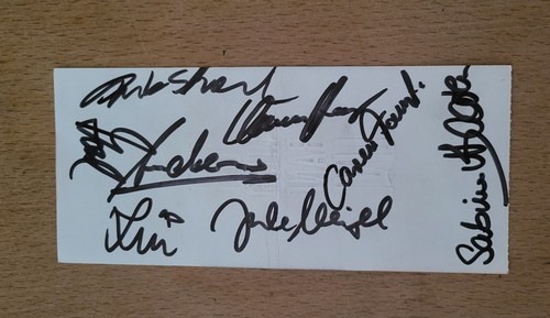 Autogramm jule neigel band - autogramm,
