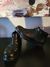 ??Rundholz Schuhe Stiefel Stiefelletten Boots Gr. 39 40 schwarz Leder ?