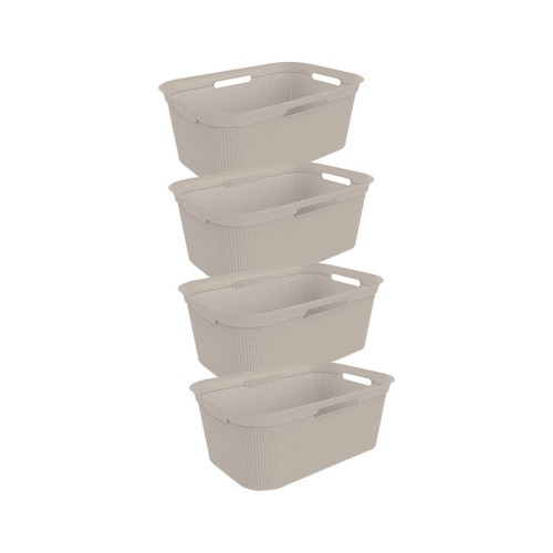 Rotho 4er set wäschekorb - rotho, 41l