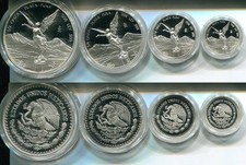 MEXICO 1996 - 1/20, 1/10, 1/4