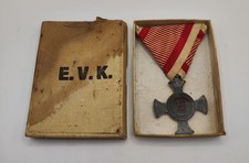 EISERNES VERDIENST KREUZ - ORDEN  ÖSTERREICH 1916 - WK I. - ETUI - KARTON