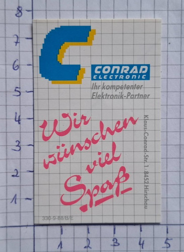 Aufkleber sticker conrad - /, "conrad