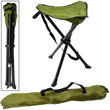 Klapphocker Dreibein Oliv +